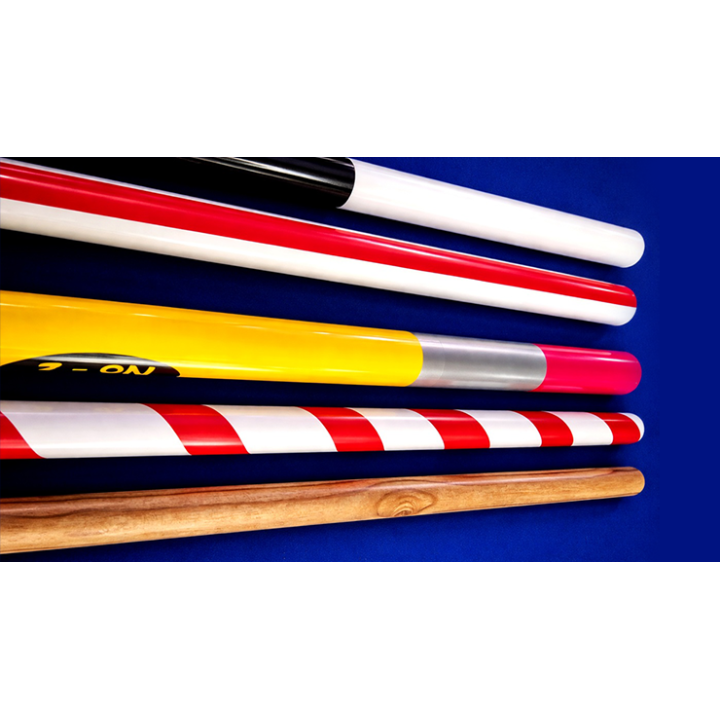 8 Foot Appearing Multi-Color Pole by Big Guy's Magic - Coloring Book Kicker Finale