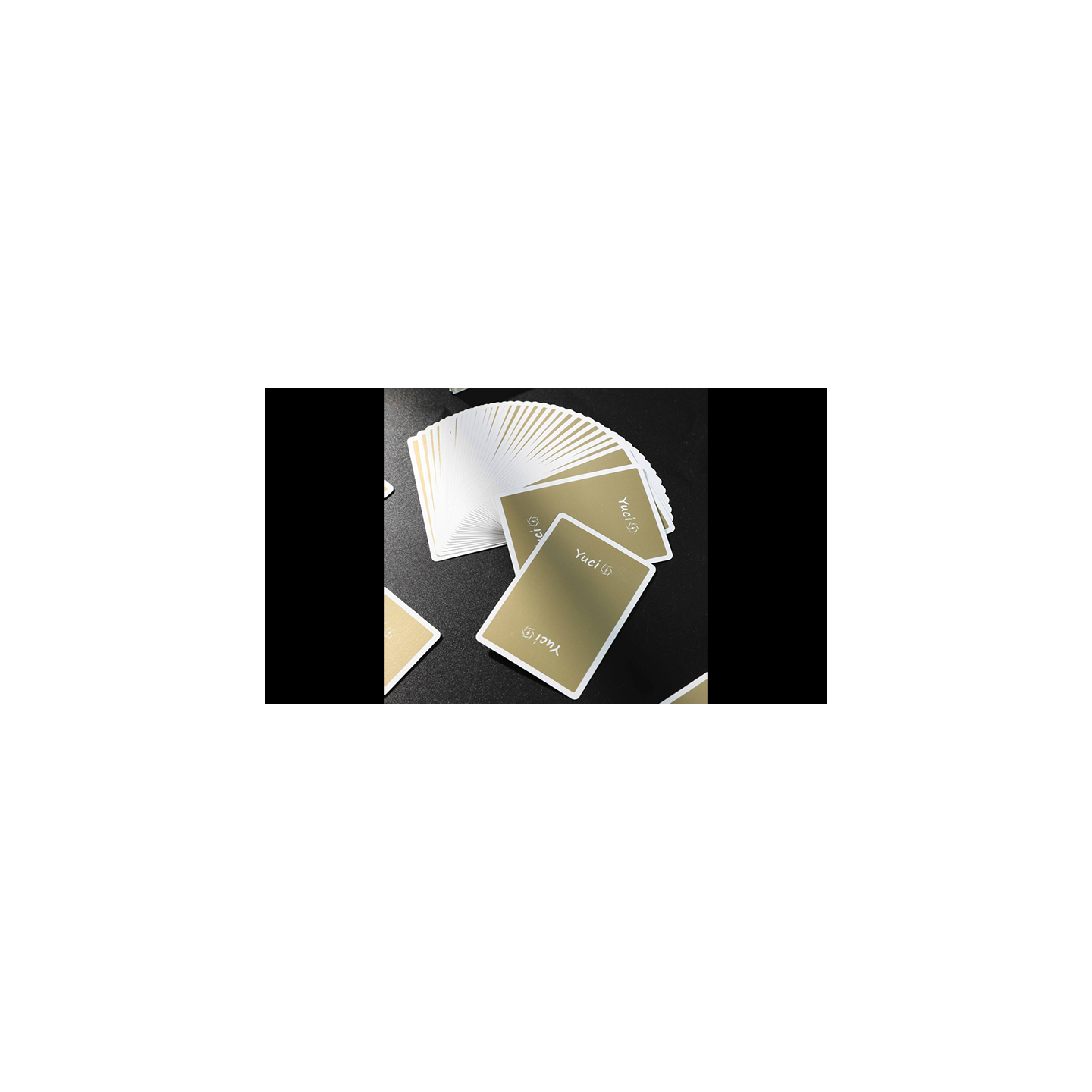 Yuci Gold Playing Cards by TCC