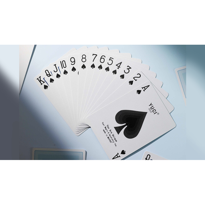 Yuci Morandi Blue 5th Playing Cards by TCC