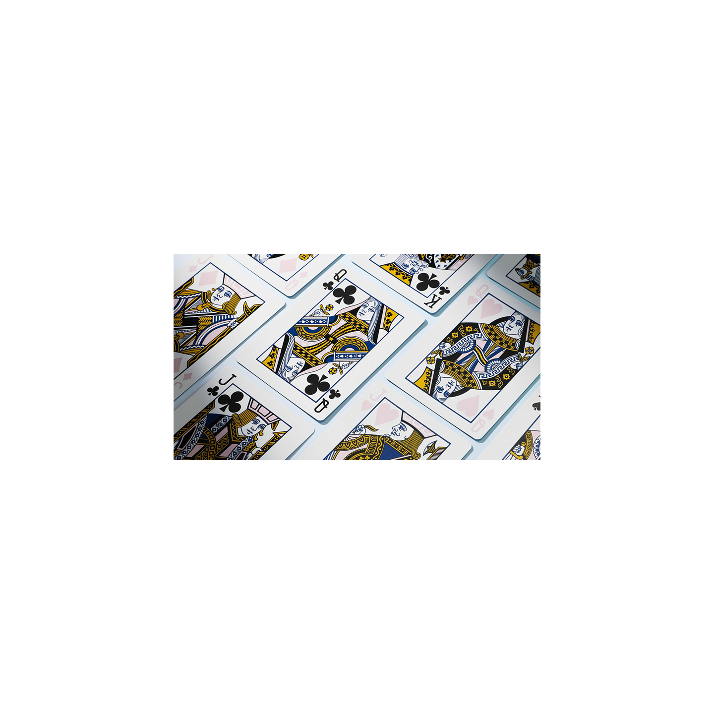 Yuci Morandi Blue 5th Playing Cards by TCC