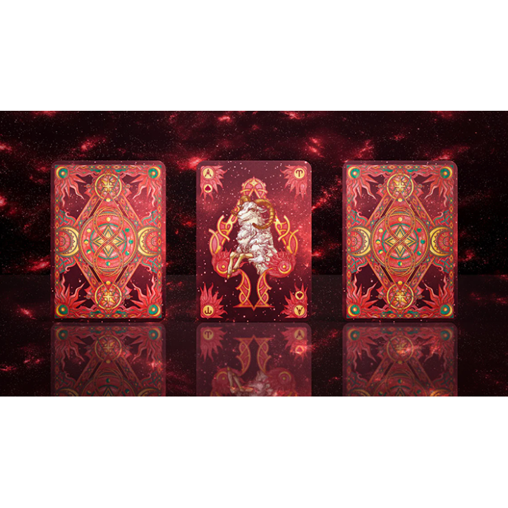 Zodiac (Aries) Luminous Edition Playing Cards by TCC