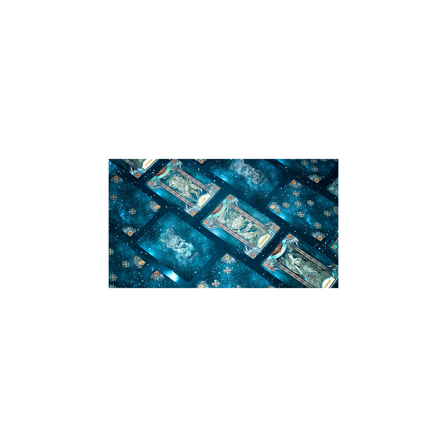Zodiac (Cancer) Luminous Edition Playing Cards by TCC