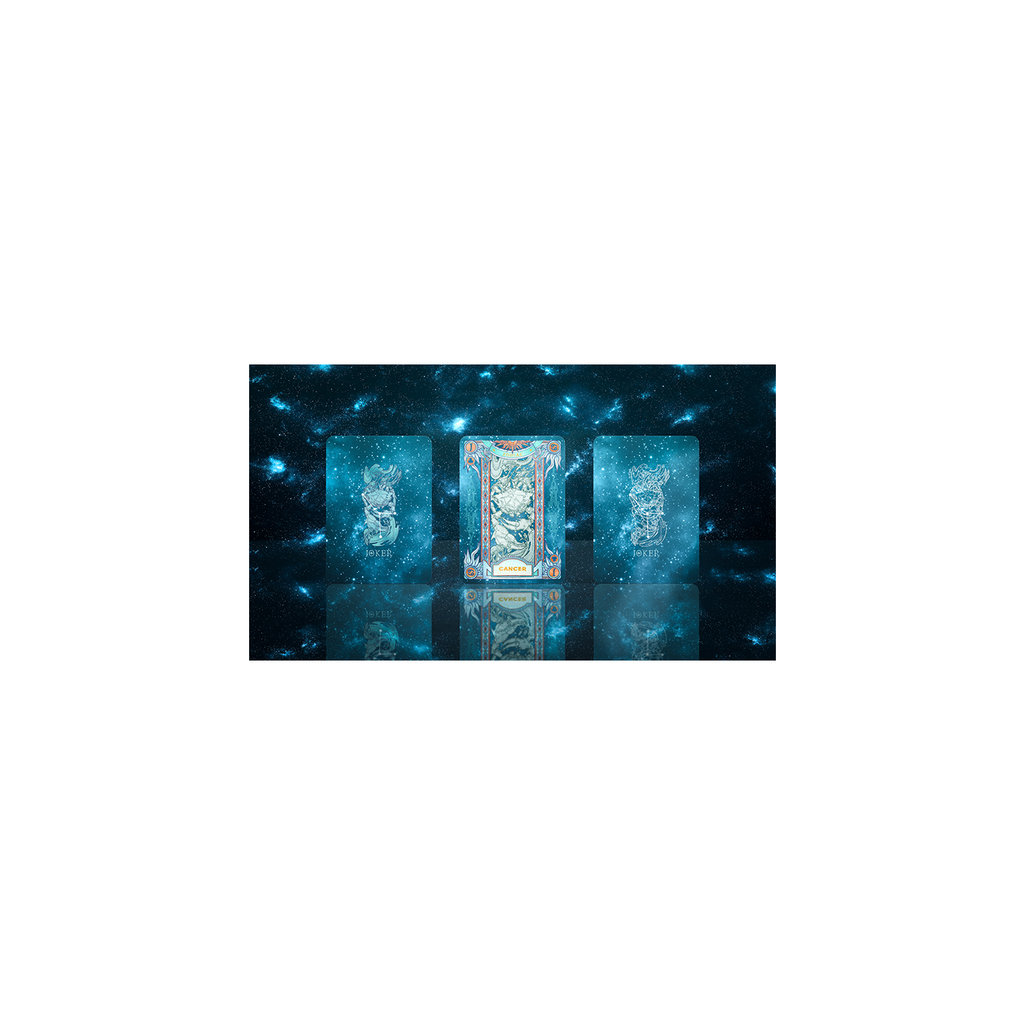 Zodiac (Cancer) Luminous Edition Playing Cards by TCC
