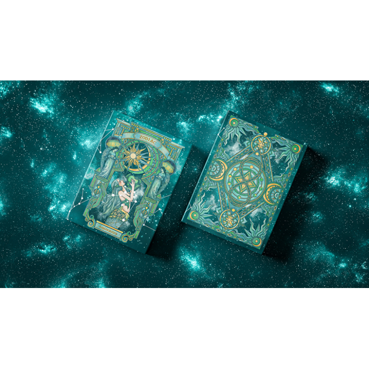 Zodiac (Aquarius) Luminous Edition Playing Cards by TCC