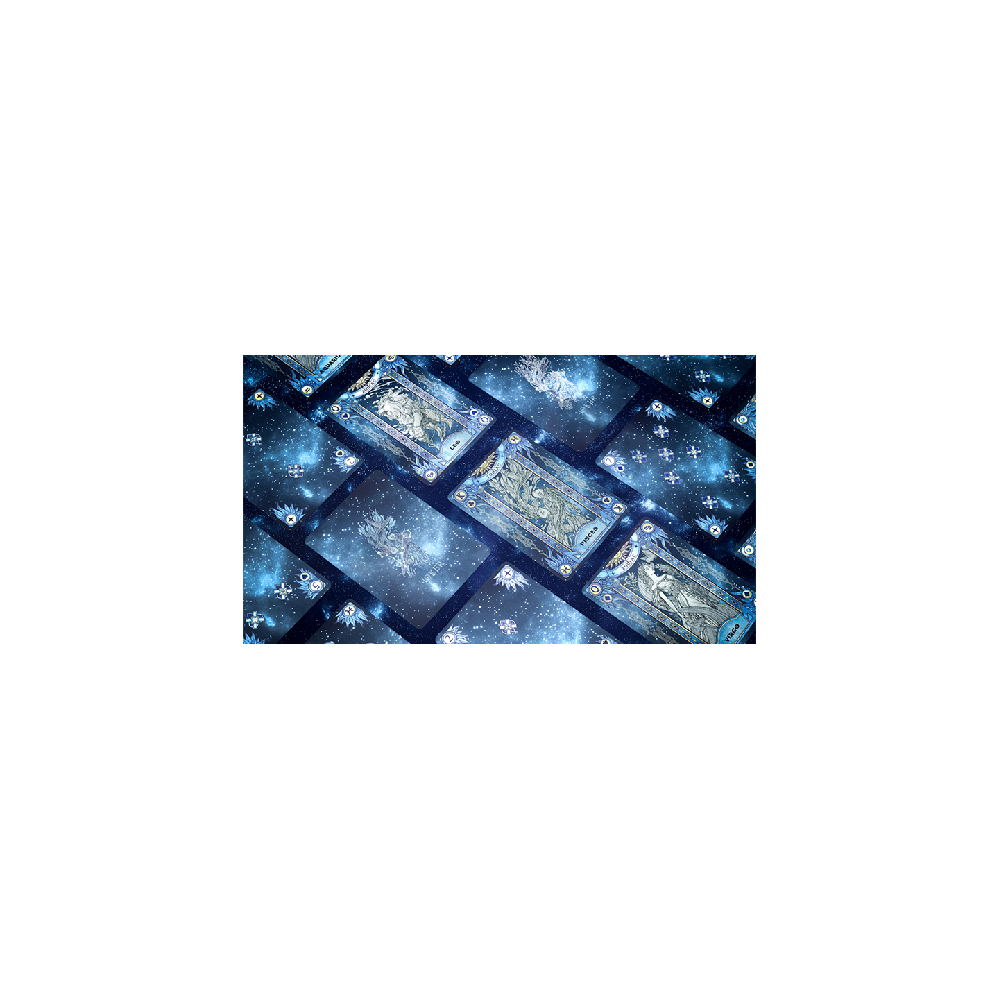 Zodiac (Pisces) Luminous Edition Playing Cards by TCC