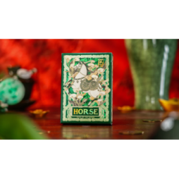 Year of the Horse (Green) Playing Cards by TCC Fashion