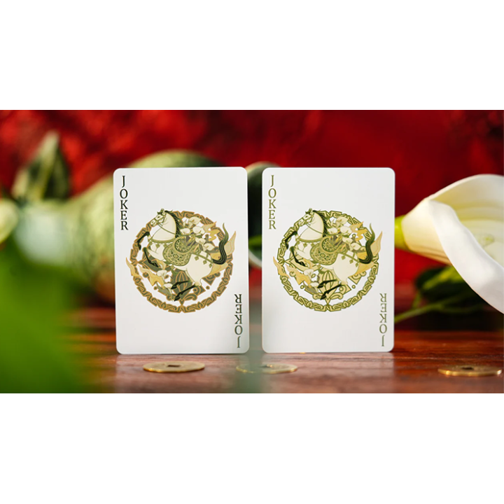 Year of the Horse (Green) Playing Cards by TCC Fashion