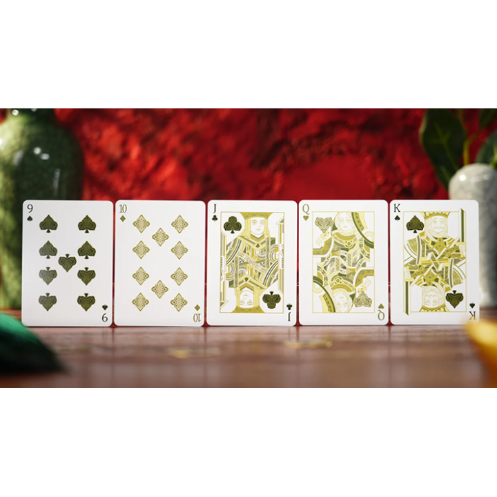 Year of the Horse (Green) Playing Cards by TCC Fashion