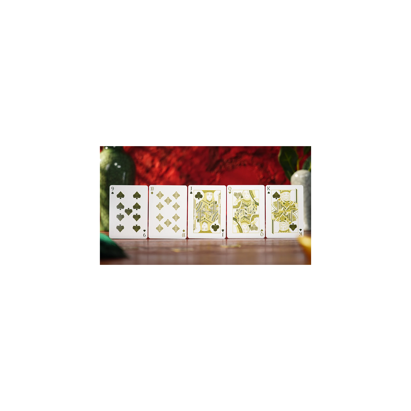 Year of the Horse (Green) Playing Cards by TCC Fashion
