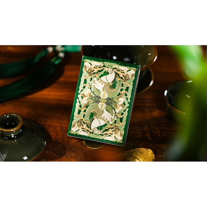 Year of the Horse (Green) Playing Cards by TCC Fashion