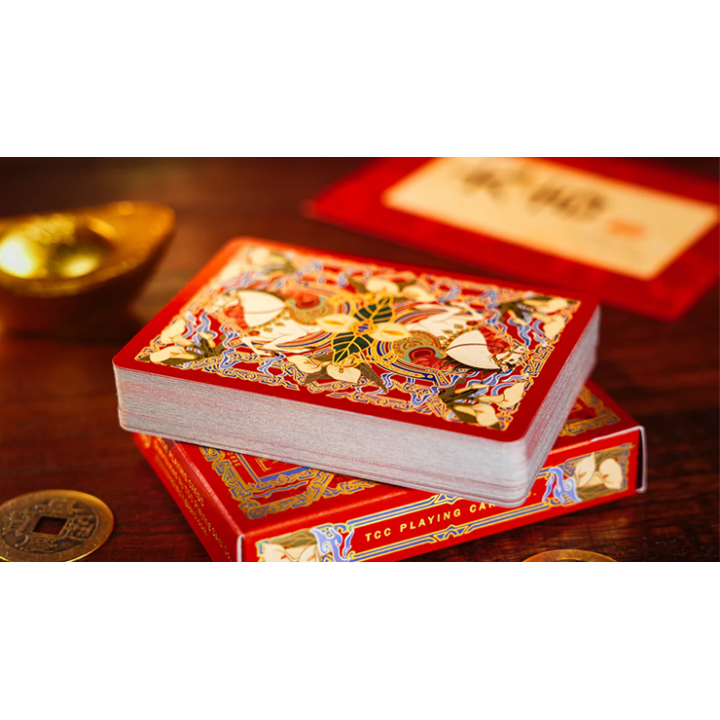 Year of the Horse (Red) Playing Cards by TCC Fashion