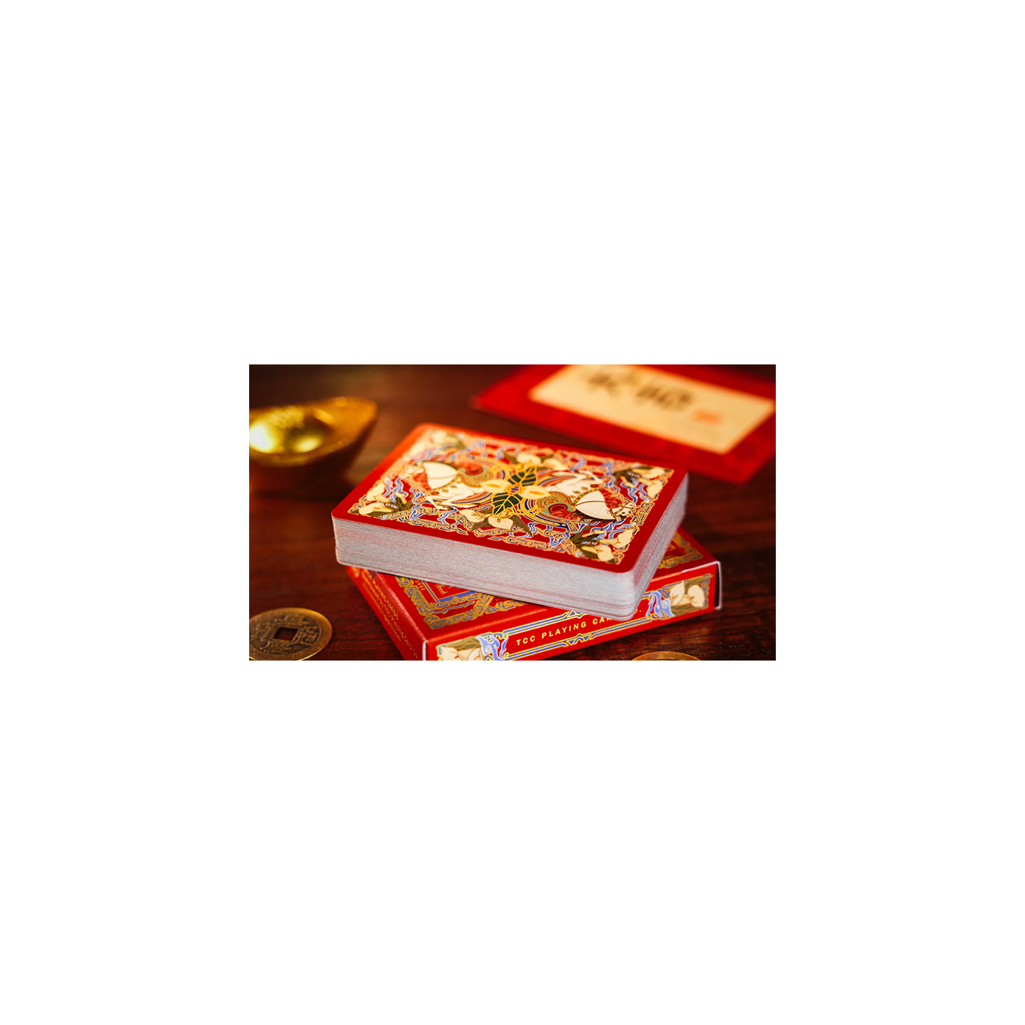 Year of the Horse (Red) Playing Cards by TCC Fashion