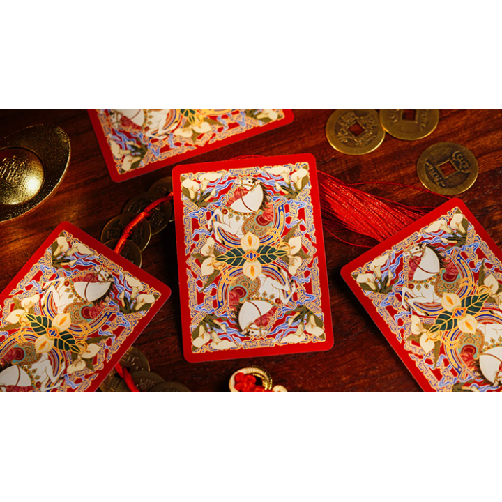 Year of the Horse (Red) Playing Cards by TCC Fashion