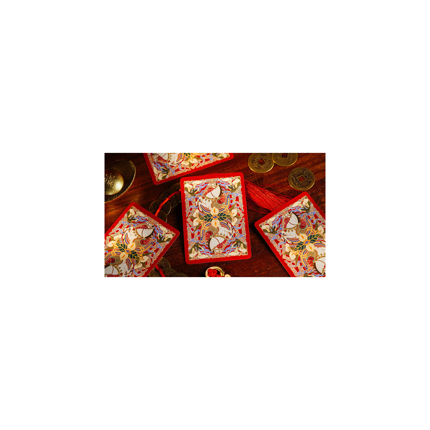 Year of the Horse (Red) Playing Cards by TCC Fashion