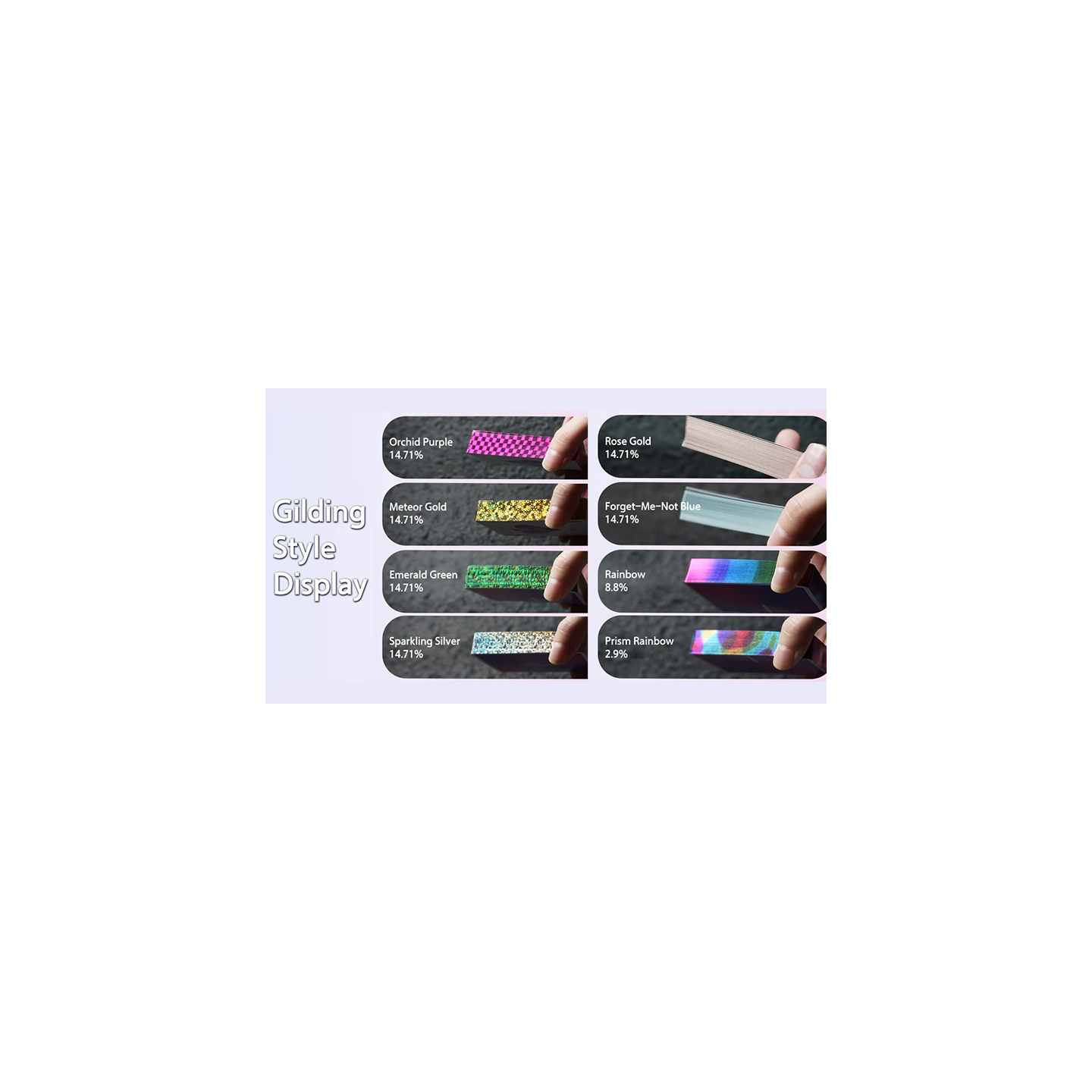 X1 Rainbow Gilding Mystery Box by YUCI