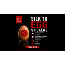 Silk to Egg Stickers (RED) Pack of 70