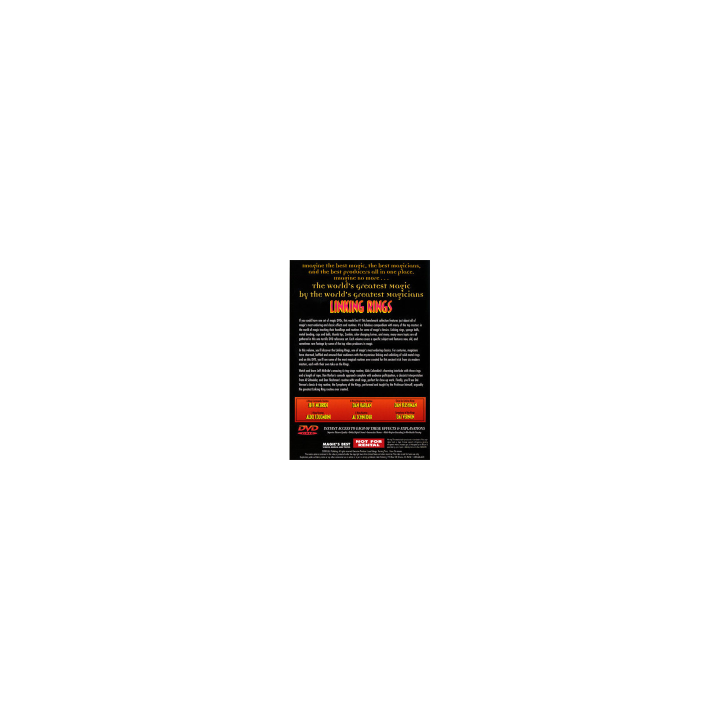 World's Greatest Magic: Linking Rings by L&L Publishing - DVD