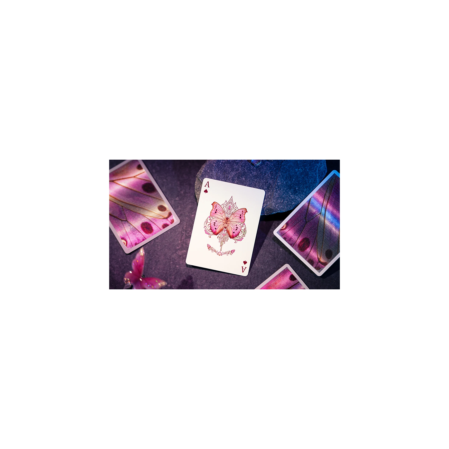 Morpho V2 (Pearl) Playing Cards by TCC Fashion