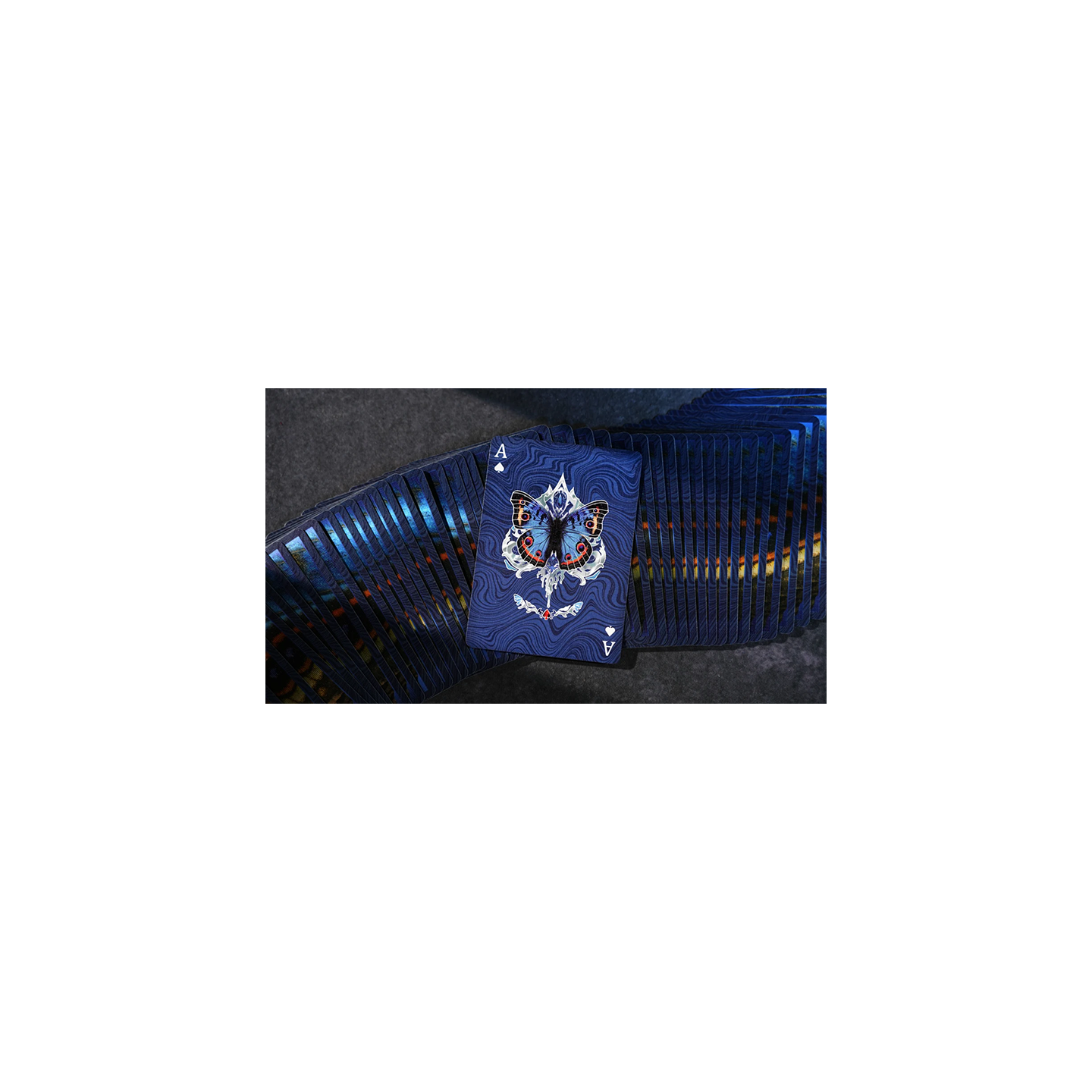 Morpho V2 (Sapphire) Playing Cards by TCC Fashion