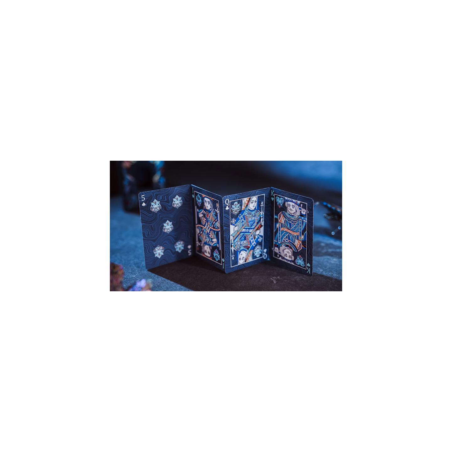 Morpho V2 (Sapphire) Playing Cards by TCC Fashion