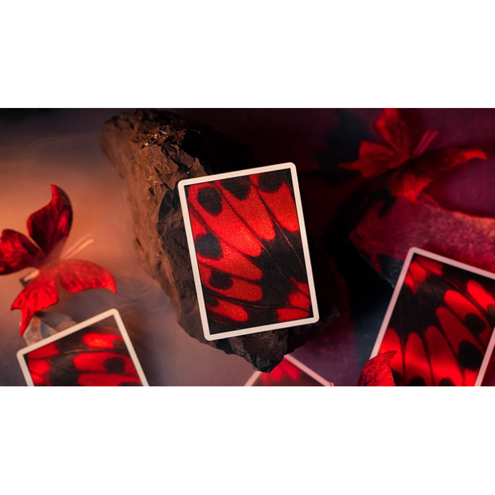 Morpho V2 (Carmine) Playing Cards by TCC Fashion