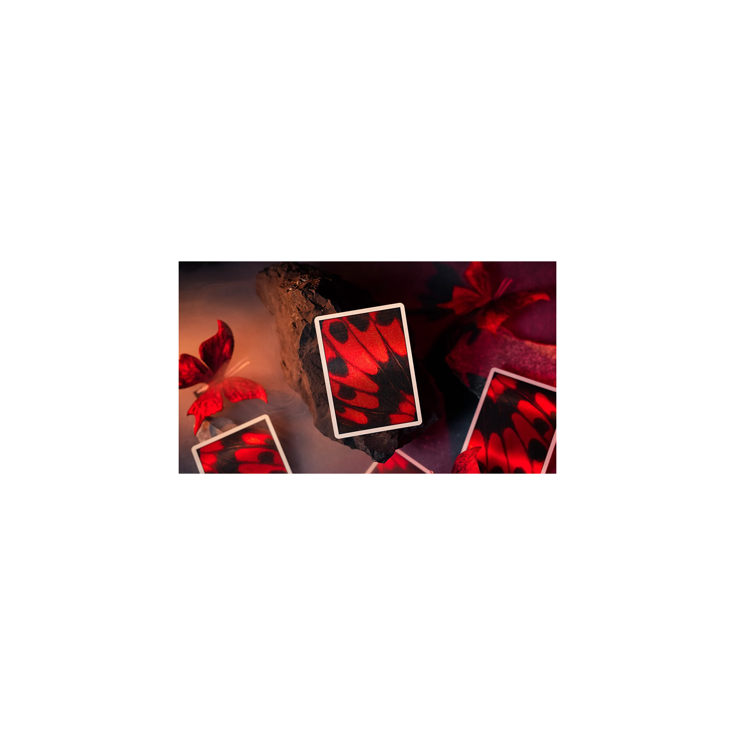 Morpho V2 (Carmine) Playing Cards by TCC Fashion