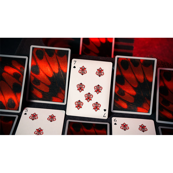 Morpho V2 (Carmine) Playing Cards by TCC Fashion