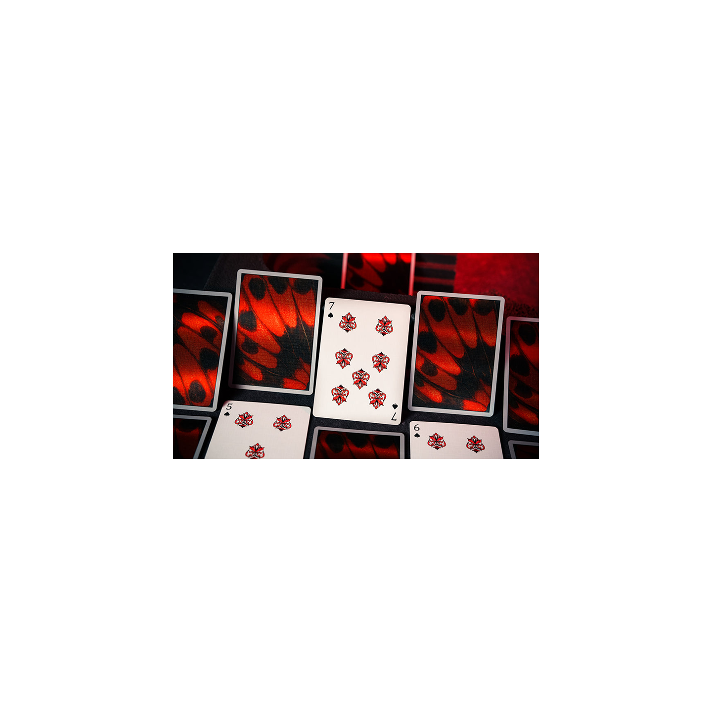 Morpho V2 (Carmine) Playing Cards by TCC Fashion