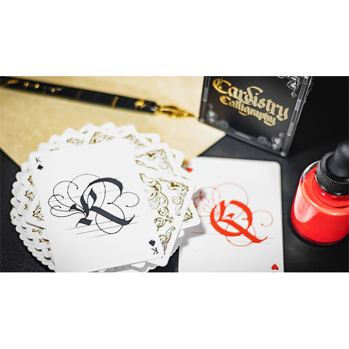 Cardistry x Calligraphy Golden Foil – Limited Playing Cards