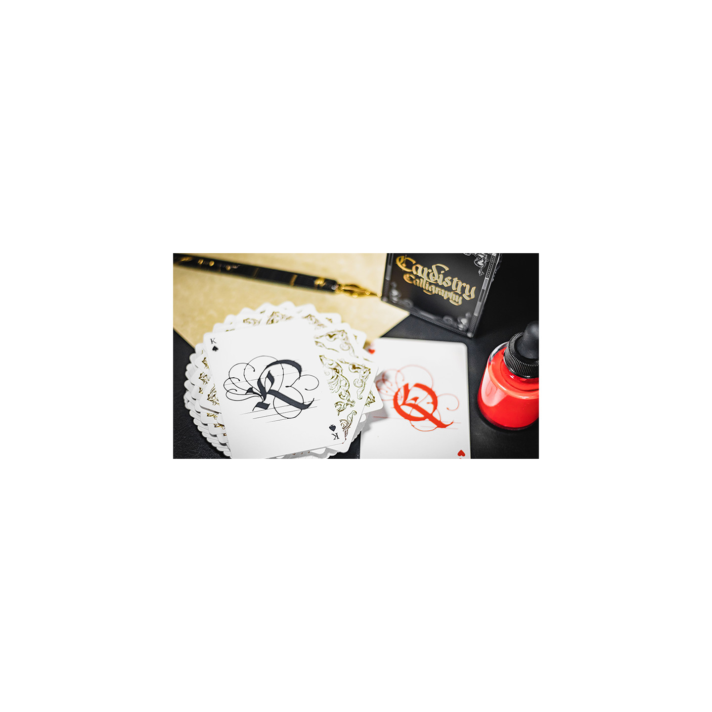 Cardistry x Calligraphy Golden Foil – Limited Playing Cards