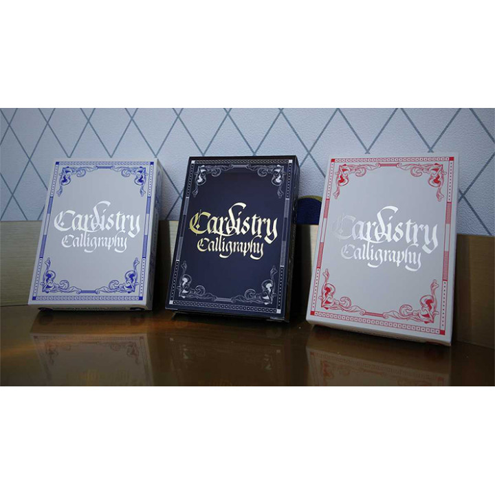 Cardistry Calligraphy Blue – limitierte Spielkarten