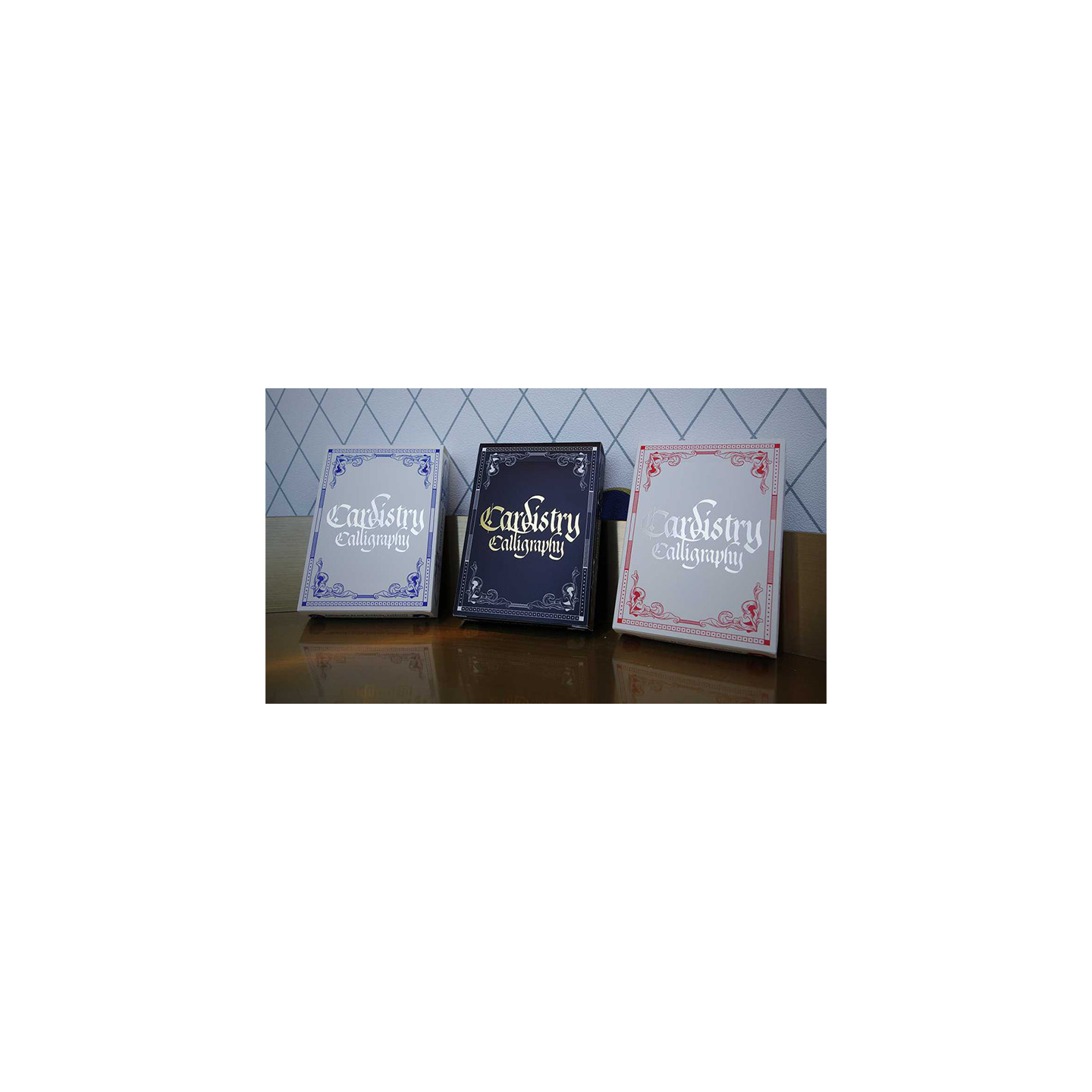 Cardistry Calligraphy Blue – limitierte Spielkarten