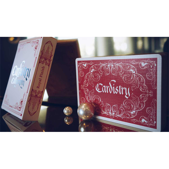 Cardistry Calligraphy Red – limitierte Spielkarten