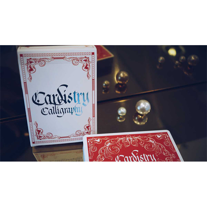 Cardistry Calligraphy Red – Limited Playing Cards