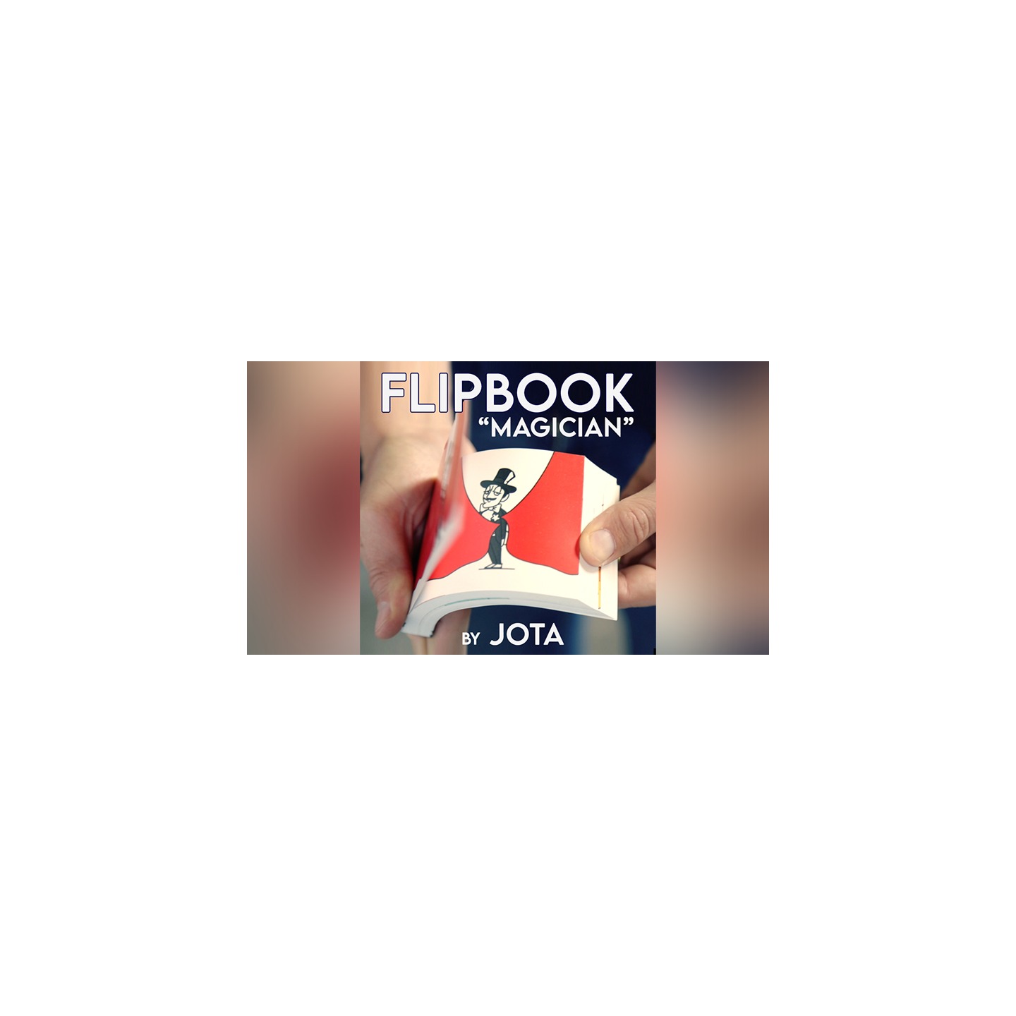 FLIP BOOK MAGICIAN (Gimmick and Online Instructions) by JOTA