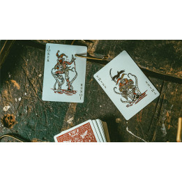 Red Seafarers – červené hrací karty od Joker and the Thief