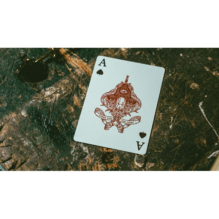 Red Seafarers Playing Cards by Joker and the Thief