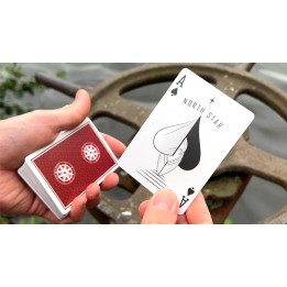 North Star Playing Cards Luxury Red Edition