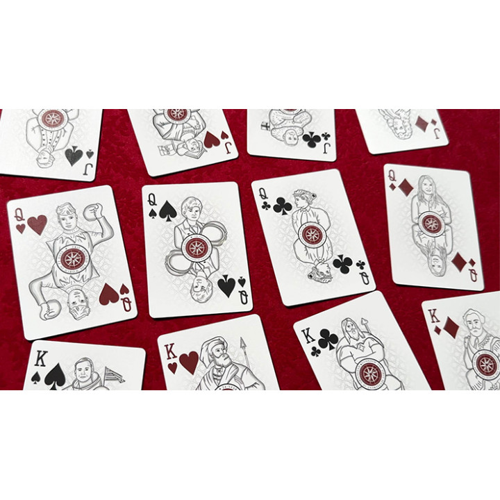 North Star Playing Cards Luxury Red Edition