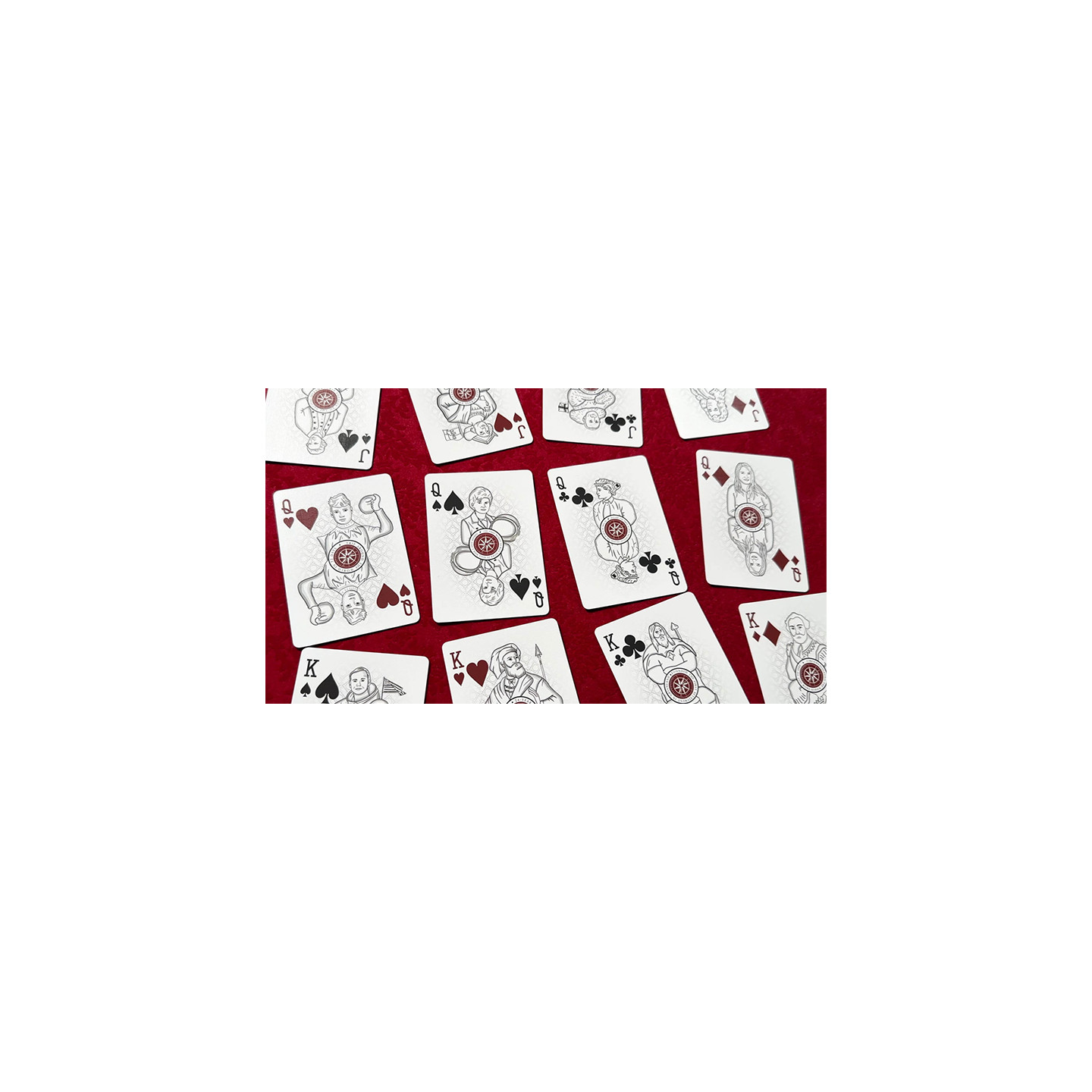 North Star Playing Cards Luxury Red Edition