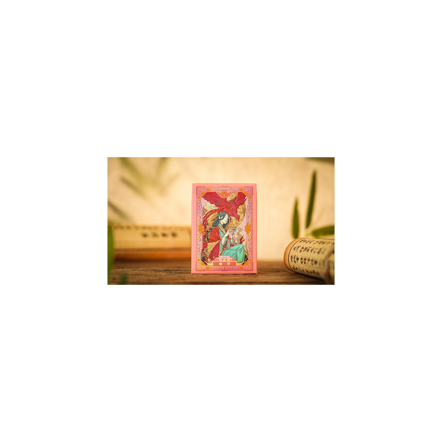 Ancient Relics Gem Playing Card by 52 Muse (Pink)