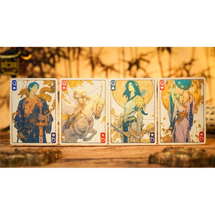 Ancient Relics Gem Playing Card by 52 Muse (Pink)