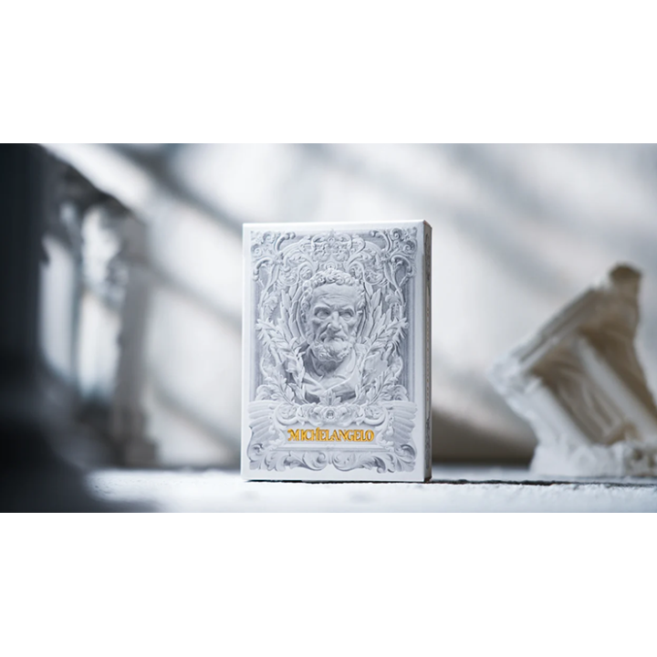 Alabaster Michelangelo Luxury Playing Cards by TCC Fashion
