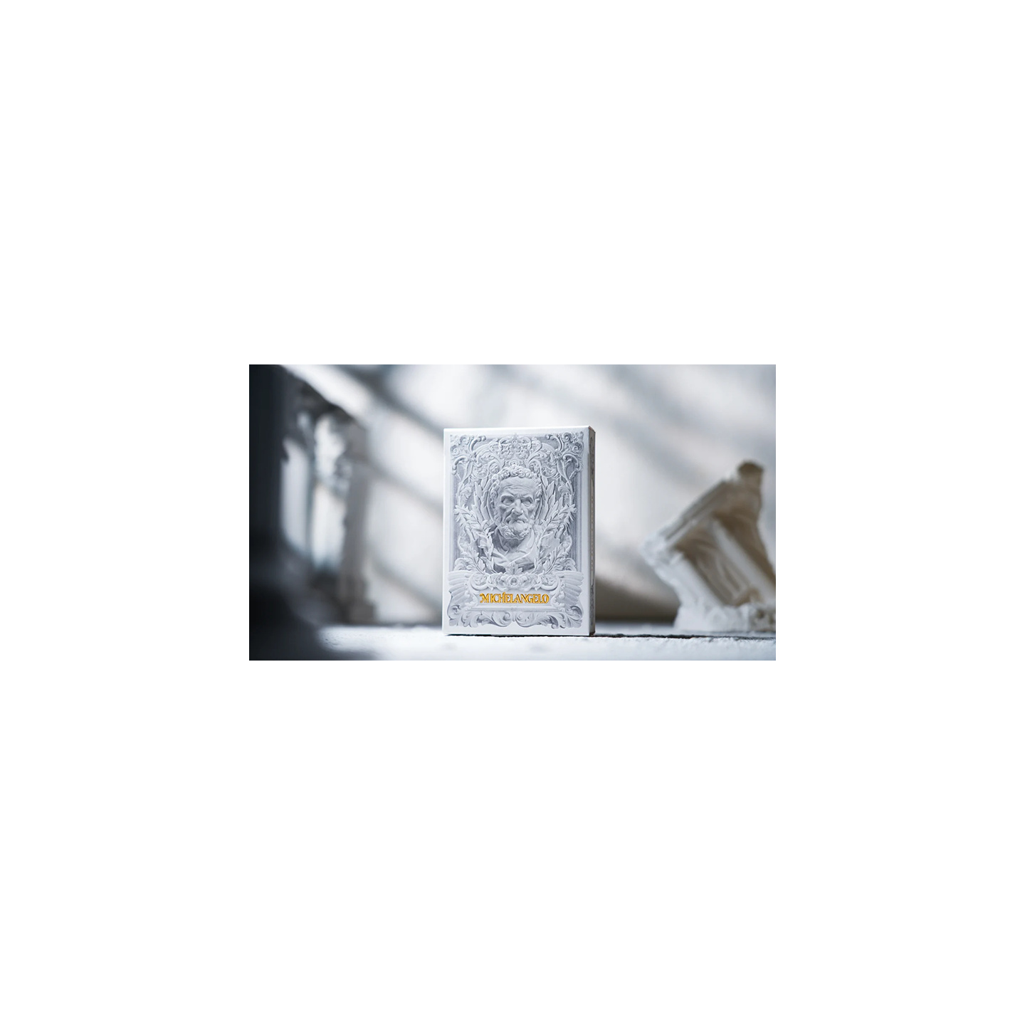 Alabaster Michelangelo Luxury Playing Cards by TCC Fashion