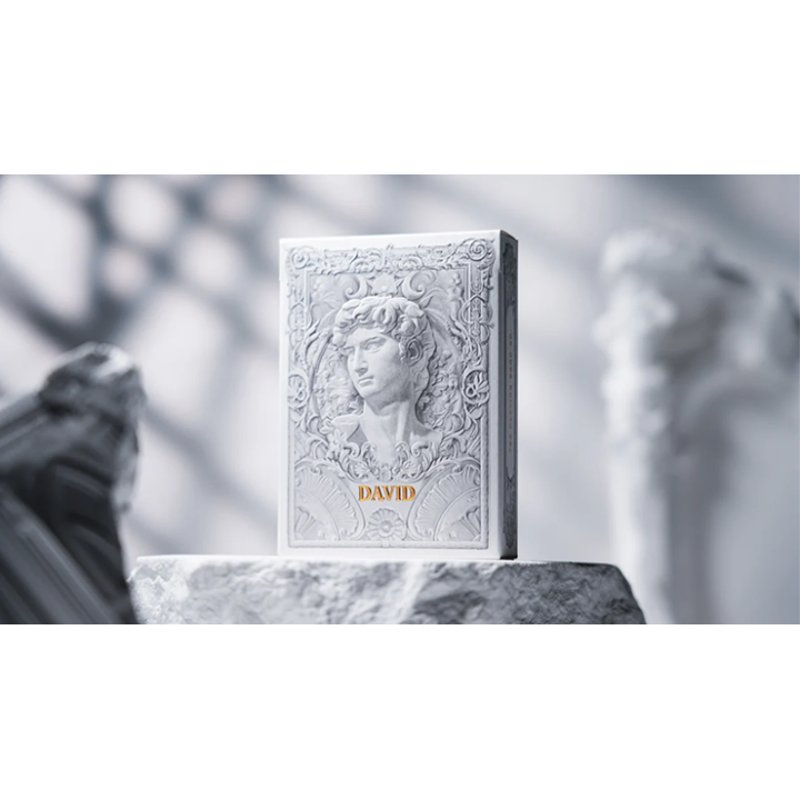 Alabaster David Luxury Playing Cards by TCC Fashion