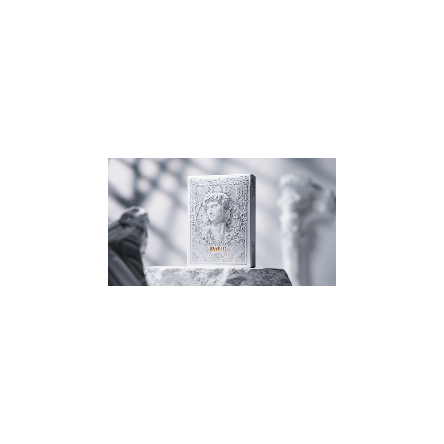Alabaster David Luxury Playing Cards by TCC Fashion