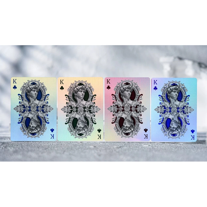 Alabaster Michelangelo HOLO Playing Cards by TCC Fashion