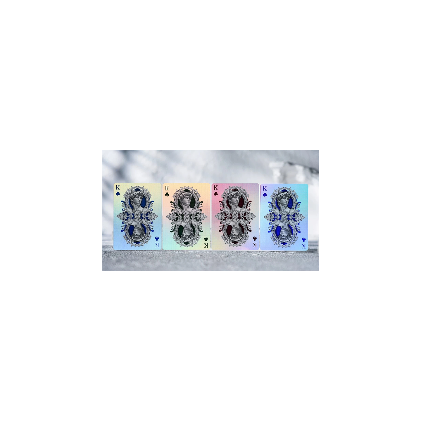Alabaster Michelangelo HOLO Playing Cards by TCC Fashion