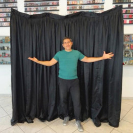 Instant Backdrop - with black cloth