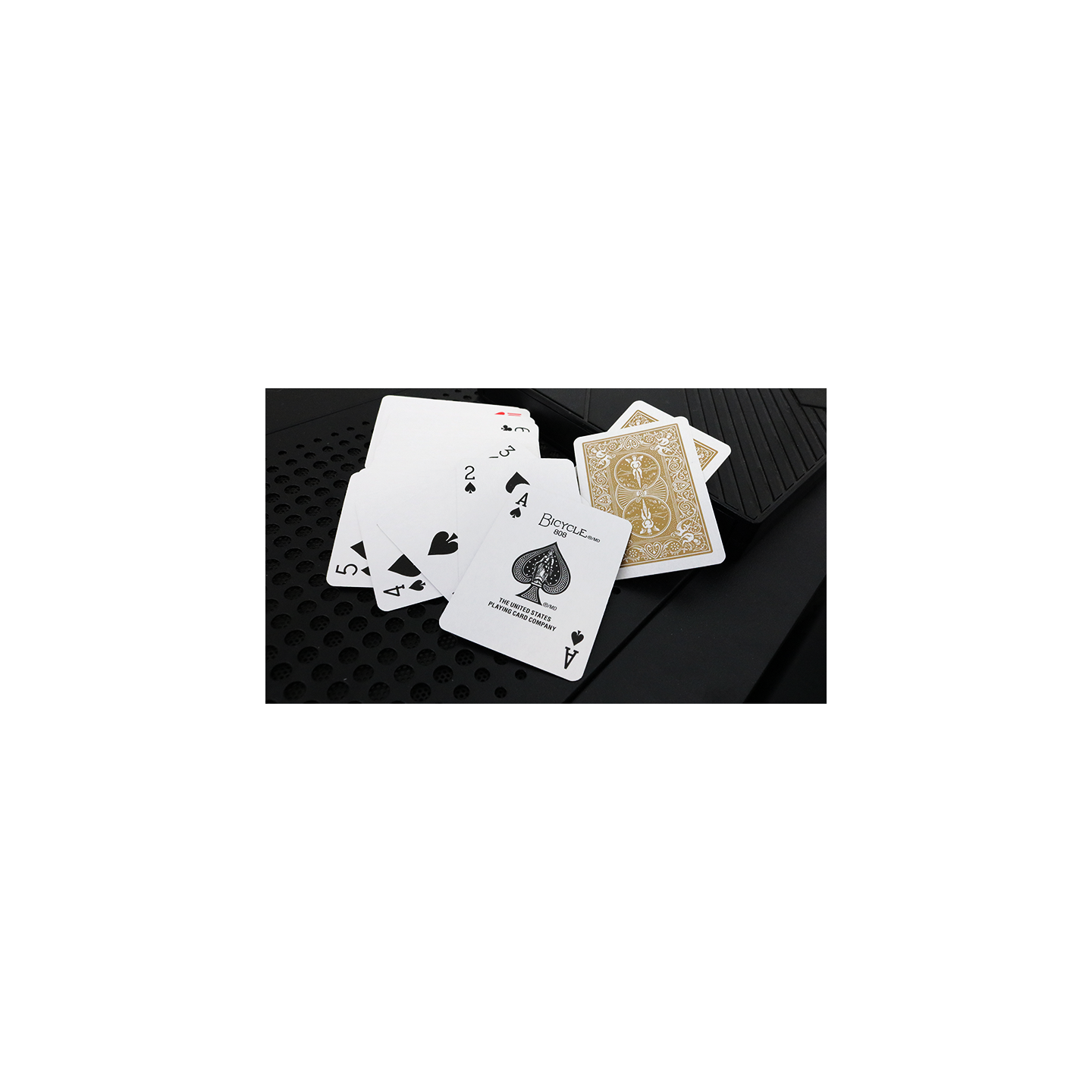 Mini Bicycle Cards (Gold)